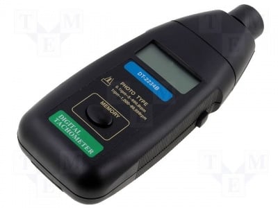Измервателен уред DM-2234B Тахометър; LCD 5 цифри 10mm; 5?99999 rpm; 190x72x37mm; 235g